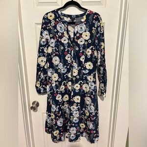 Talbot long sleeve dress with belt. Size $10 NEW WITH TAGS